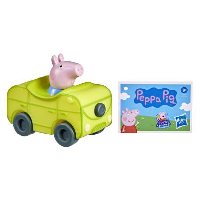 Mașinuță buggy Peppa Pig cu figurina George Pig și roți funcționale