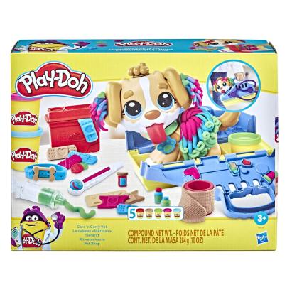 Set Play-Doh Cabinet Veterinar cu catelus si accesorii Hasbro