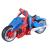 Figurina Spider-Man cu motocicleta Web Blast Cycle si proiectile, 4+