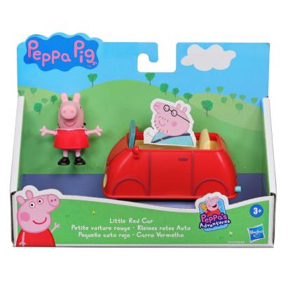 Peppa Pig mașină roșie cu figurină, vehicul de jucărie Hasbro