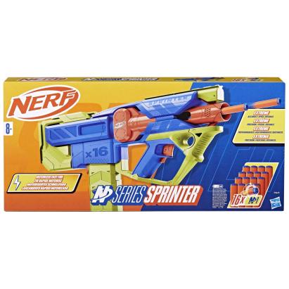 Blaster Nerf N Series Sprinter cu 16 sageti, rapid si precis