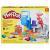 Banc de lucru Play-Doh cu scule si plastilina, 5 culori, 3+