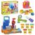 Banc de lucru Play-Doh cu scule si plastilina, 5 culori, 3+