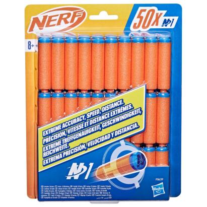 Set 50 săgeți Nerf N1 originale din spumă pentru blastere, 8+ ani
