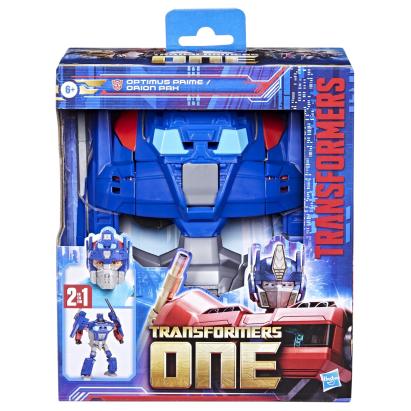 Figurină Transformers One Optimus Prime 2 în 1 cu mască și accesorii