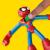 Set Play-Doh Spider-Man Marvel cu 2 figurine, lansator si accesorii