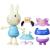 Figurina Peppa Pig Rebecca Rabbit cu accesorii vestimentare, 15 cm