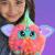 Jucarie interactiva Furby de plus multicolor, cu lumini si sunete, 6+