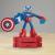 Figurina flexibila Play-Doh Marvel Captain America cu accesorii, 10 cm