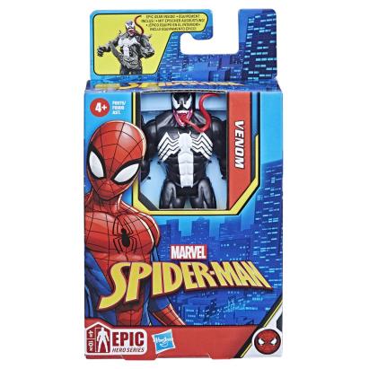 Figurina Venom Marvel Spider-Man Epic Hero, 10 cm, articulata