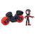 Set motocicletă și figurină Miles Morales Spider-Man 6 cm, Hasbro