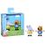 Set 2 figurine Peppa Pig Prieteni Buni Emily Elephant si Freddy Fox
