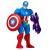 MARVEL AVENGERS MIX MASHERS FIGURINA CAPITAN AMERICA 12CM