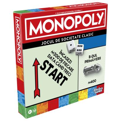 Monopoly joc clasic în limba română, joc de societate pentru familie