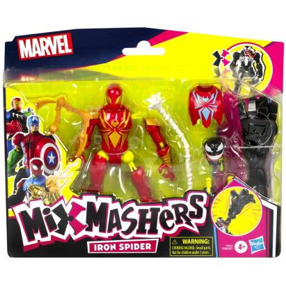 Figurină Marvel Avengers MixMashers Iron Spider 12 cm cu accesorii