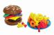 Set Play-Doh Kitchen Creations pentru gatit hamburger, 8 culori