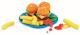 Set Play-Doh Kitchen Creations pentru gatit hamburger, 8 culori