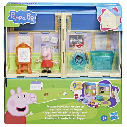Set de joaca Peppa Pig Scoala pliabila cu figurina si accesorii