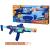 Blaster Nerf Loadout Cyberlight Ghost cu LED, 24 săgeți și 4 accesorii
