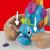 Play-Doh Set creativ dinozaur cu forme si culori, 6 recipiente, 2+