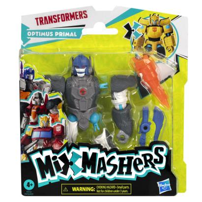 Figurina Transformers Mix Mashers Optimus Primal 12 cm cu accesorii