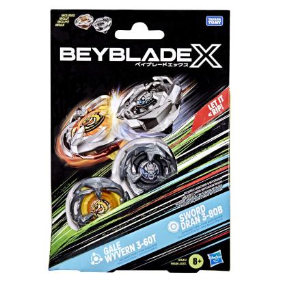 Beyblade X set duo Gale Wyvern 3-60T si Sword Dran 3-80B