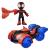 Set figurina Miles Morales si vehicul Techno Racer Marvel Spidey 7,6 cm