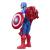 Figurină Captain America Marvel Avengers ActionVerse cu accesorii, 11,4 cm