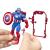 Figurină Captain America Marvel Avengers ActionVerse cu accesorii, 11,4 cm