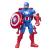 Figurină Captain America Marvel Avengers ActionVerse cu accesorii, 11,4 cm