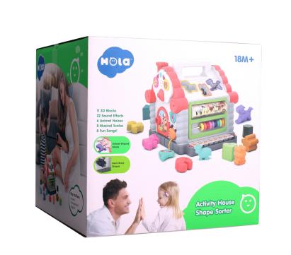 Căsuță educativă cu animăluțe, sunete, lumini și forme