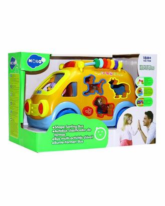 Camionetă sortator cu forme, lumini și sunete pentru copii 18 luni+