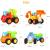 Set 4 vehicule la ferma pentru copii, push and go, 18 luni+