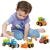 Set 4 vehicule la ferma pentru copii, push and go, 18 luni+