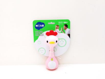 Zornăitoare bebe găinușă cu sunete, lumini și texturi diverse