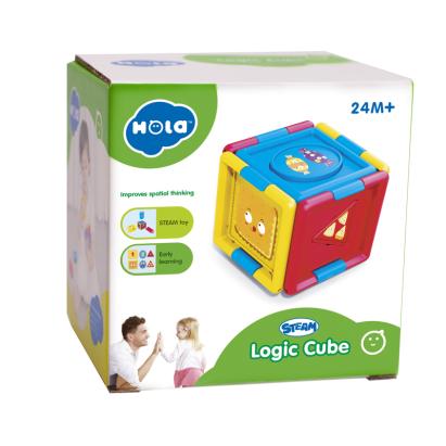 Joc cub logic educativ pentru copii 24M+, multicolor, invatare forme si culori