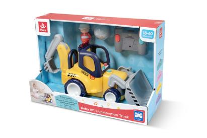 Camion de construcție cu telecomandă pentru copii, 2 moduri de joacă