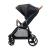 Cărucior sport Kinderkraft Grande Plus, pliabil, 0-22 kg, negru