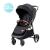 Cărucior sport Kinderkraft Grande Plus, pliabil, 0-22 kg, negru