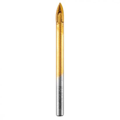 Burghiu universal pentru sticlă și ceramică Graphite, 6 mm, 4 tăișuri