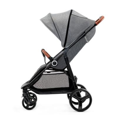 Carucior sport Kinderkraft Grande Plus gri, pliere rapida, 0-22 kg