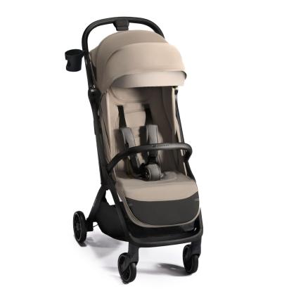 Cărucior sport Kinderkraft NUBI 2 Sand Beige, pliere automată
