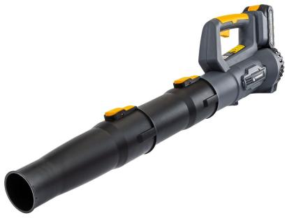 Suflantă de frunze Powermat 21V cu 2 acumulatori 2Ah și flux aer 260 km/h