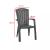 Set mobilier de grădină Curver Baltorini 4+1, grafit, masă și 4 scaune