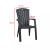 Set mobilier de grădină Curver Futorini 4+1, grafit, aspect lemn
