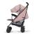 Carucior sport pliabil Kinderkraft Siesta roz, usor, 6 luni-22 kg