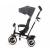 Tricicleta pentru copii Kinderkraft Aston Malachite Grey, 9 luni - 5 ani
