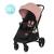 Carucior sport Kinderkraft Grande Plus roz, pliere usoara, 0-22 kg