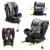 Scaun auto Kinderkraft XRIDER i-Size 40-125 cm, rotativ 360°, gri