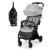 Cărucior sport Kinderkraft Apino, 0-22 kg, pliere automată, Dove Grey